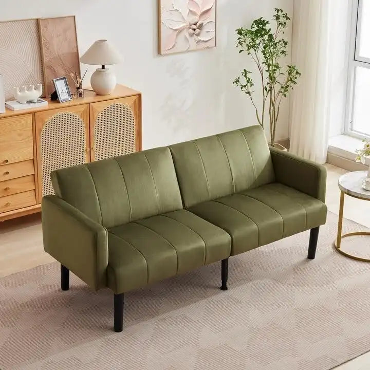 Canapé-lit, petit canapé compact, canapé-lit moderne de style scandinave, canapé convertible, canapés de salon