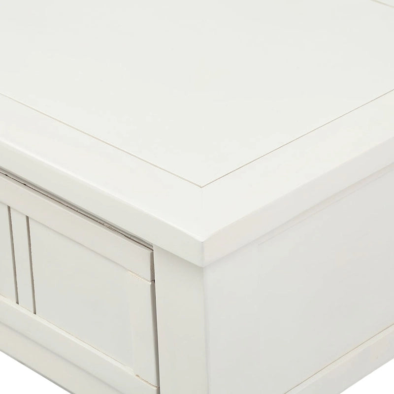 Console avec deux tiroirs et étagère inférieure