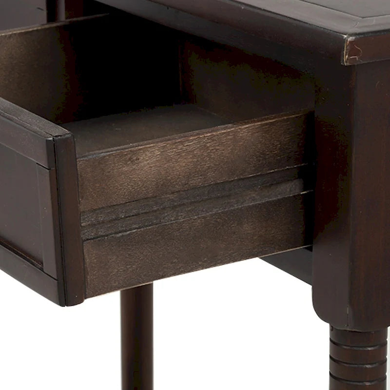 Console avec deux tiroirs et étagère inférieure