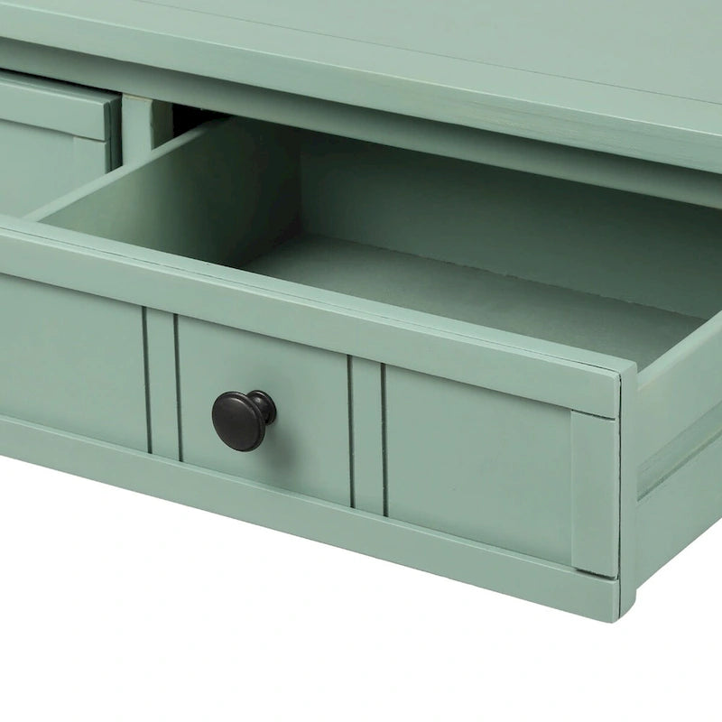 Console avec deux tiroirs et étagère inférieure