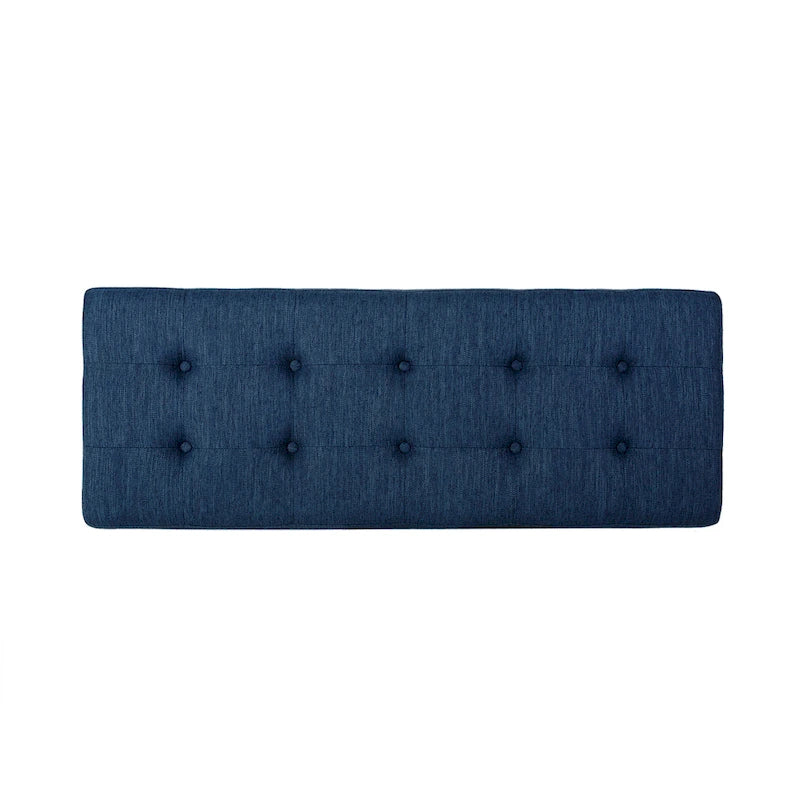 Banc ottoman en tissu contemporain par