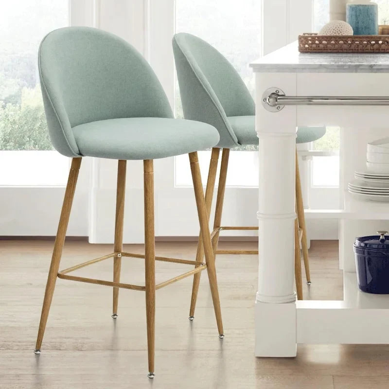 Tabouret de comptoir rembourré 26 po (ensemble de 2) - 37.6x16.7x16.7