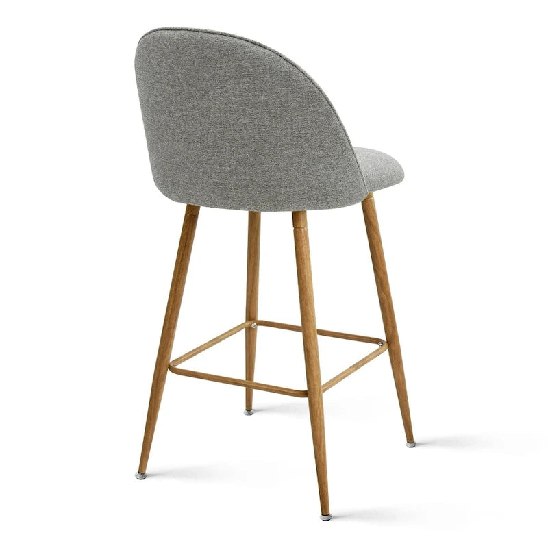 Tabouret de comptoir rembourré 26 po (ensemble de 2) - 37.6x16.7x16.7