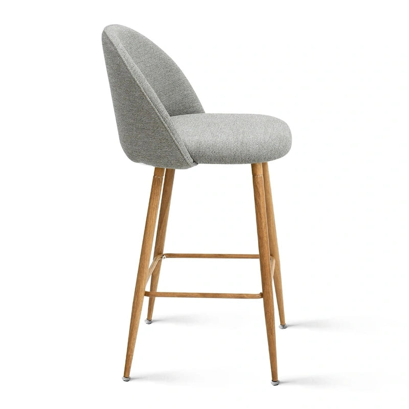 Tabouret de comptoir rembourré 26 po (ensemble de 2) - 37.6x16.7x16.7