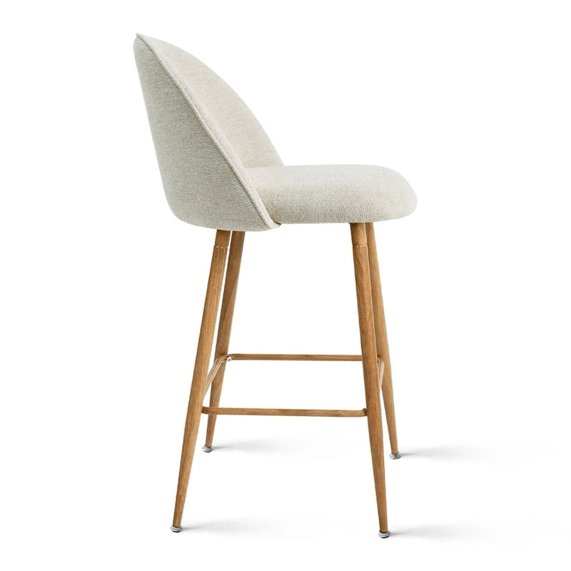 Tabouret de comptoir rembourré 26 po (ensemble de 2) - 37.6x16.7x16.7