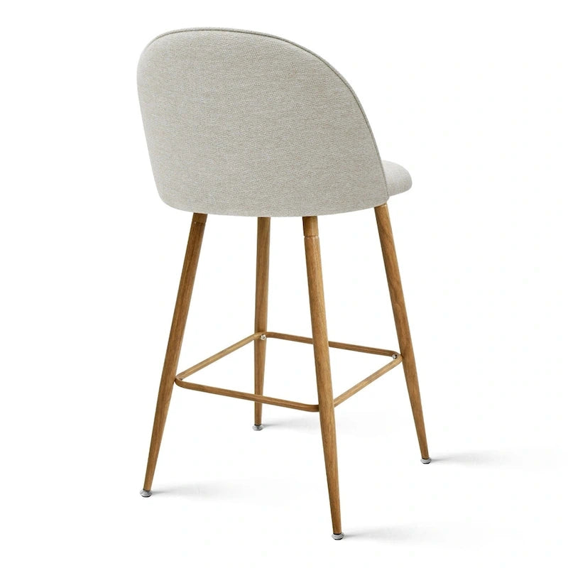 Tabouret de comptoir rembourré 26 po (ensemble de 2) - 37.6x16.7x16.7