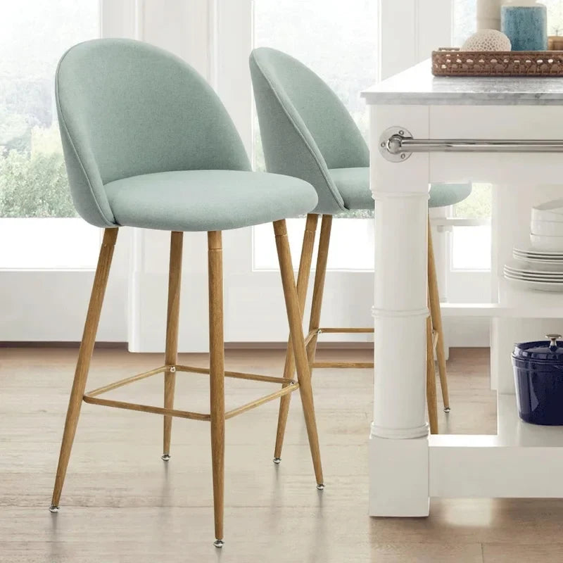 Tabouret de comptoir rembourré 26 po (ensemble de 2) - 37.6x16.7x16.7