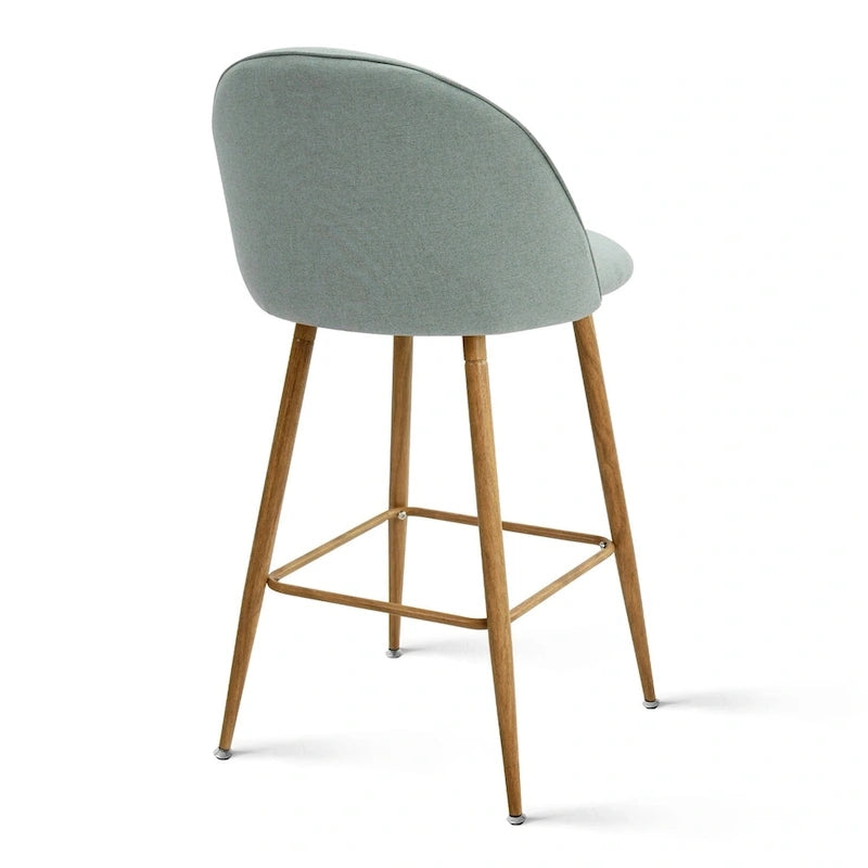 Tabouret de comptoir rembourré 26 po (ensemble de 2) - 37.6x16.7x16.7