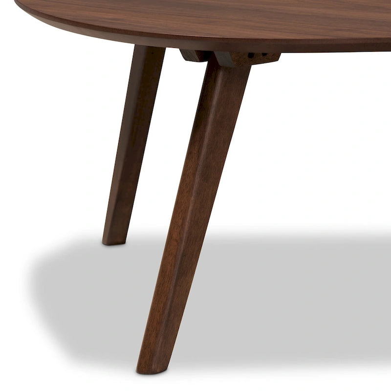 Table basse Battrask finition noyer