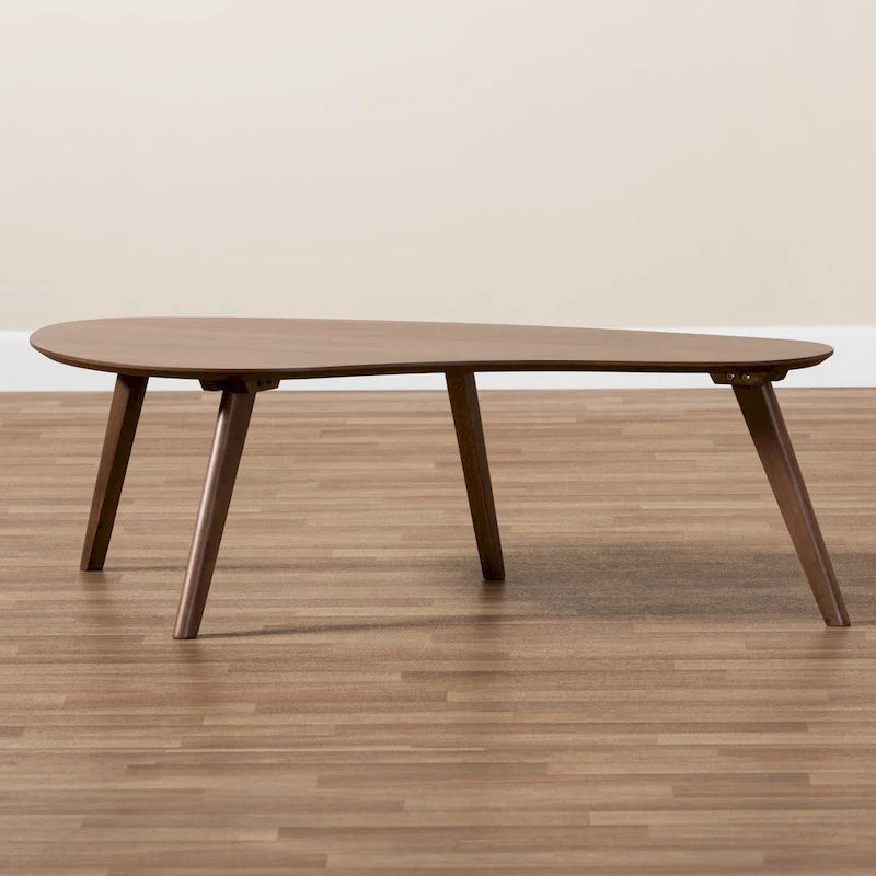 Table basse Battrask finition noyer
