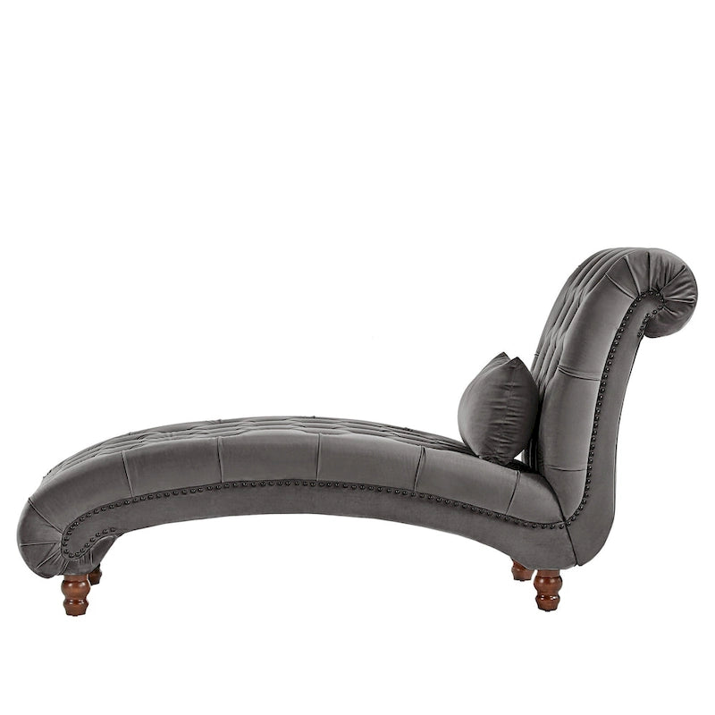 Chaise longue capitonnée surdimensionnée par