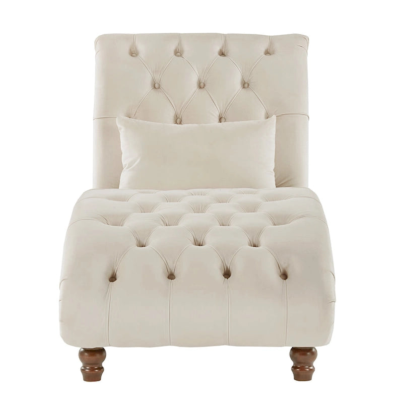 Chaise longue capitonnée surdimensionnée par