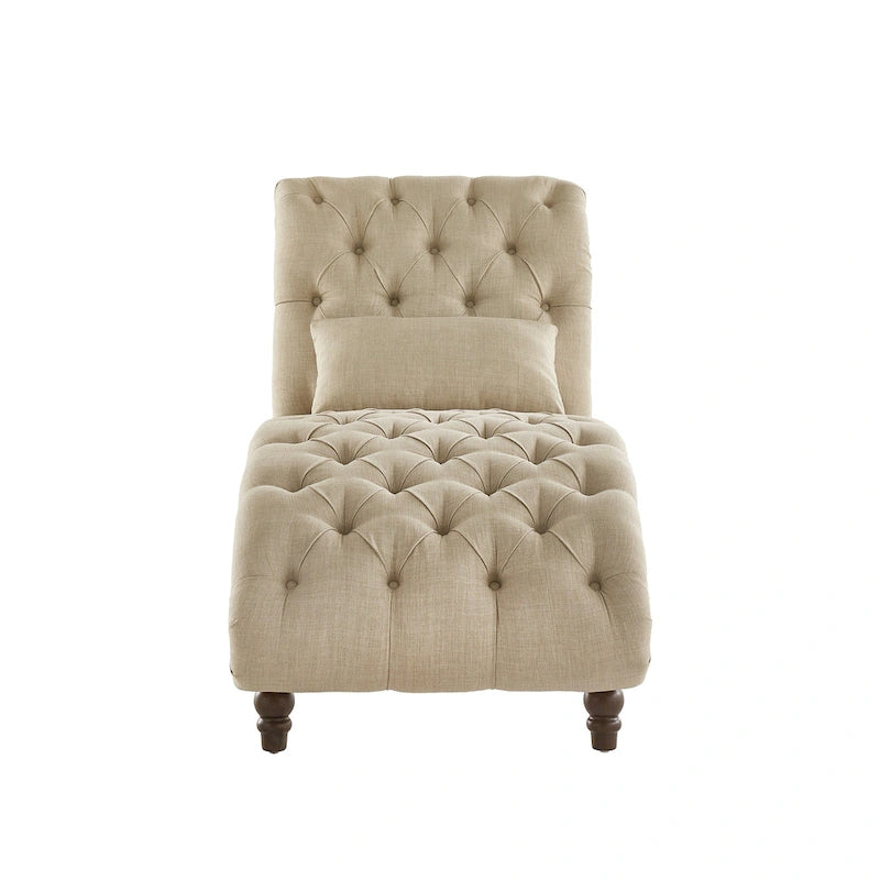 Chaise longue capitonnée surdimensionnée par