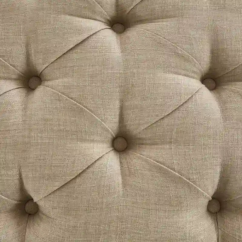 Chaise longue capitonnée surdimensionnée par