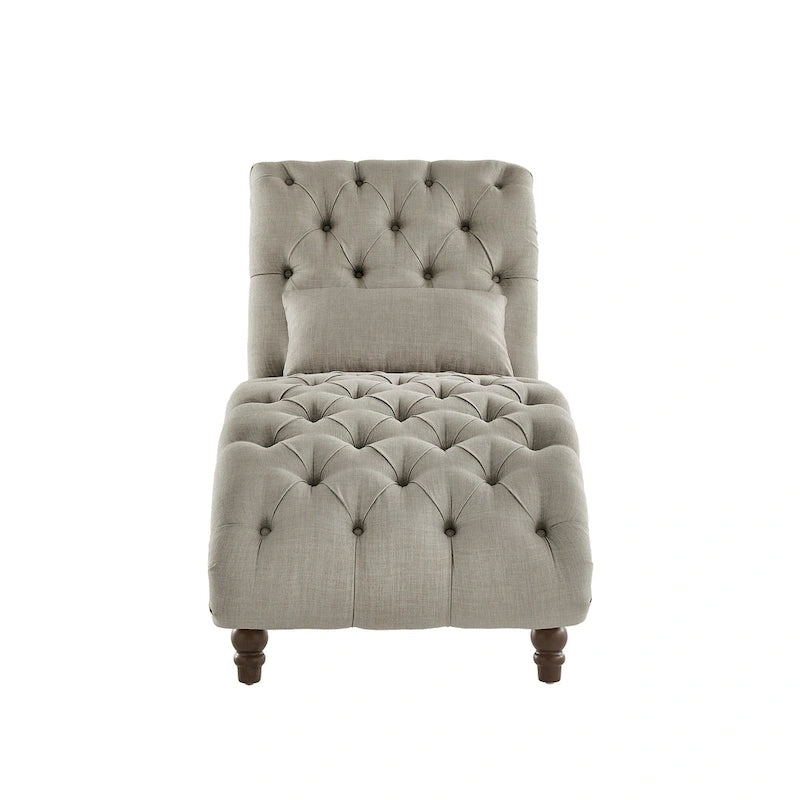 Chaise longue capitonnée surdimensionnée par