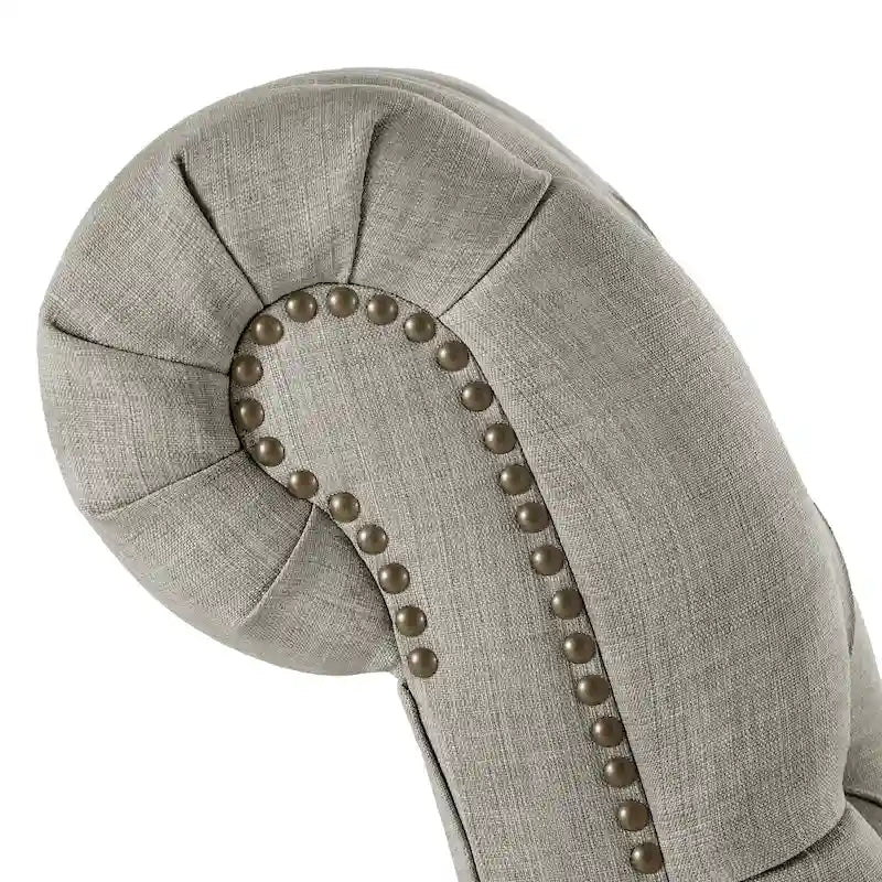 Chaise longue capitonnée surdimensionnée par