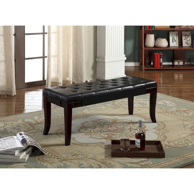Banc ottoman touffeté Linon