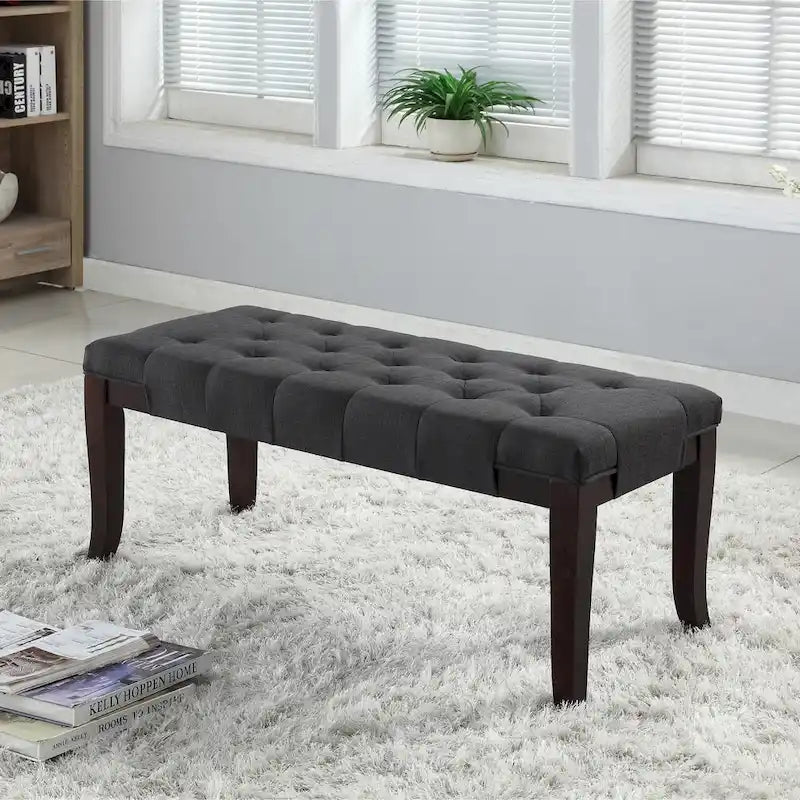 Banc ottoman touffeté Linon