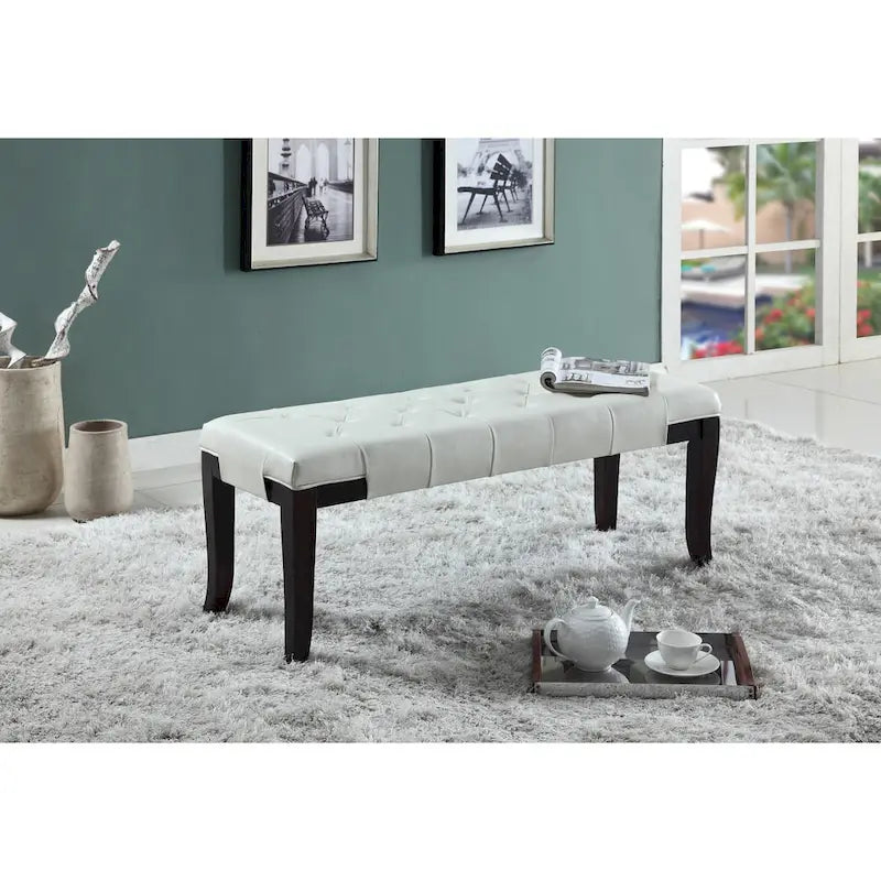 Banc ottoman touffeté Linon