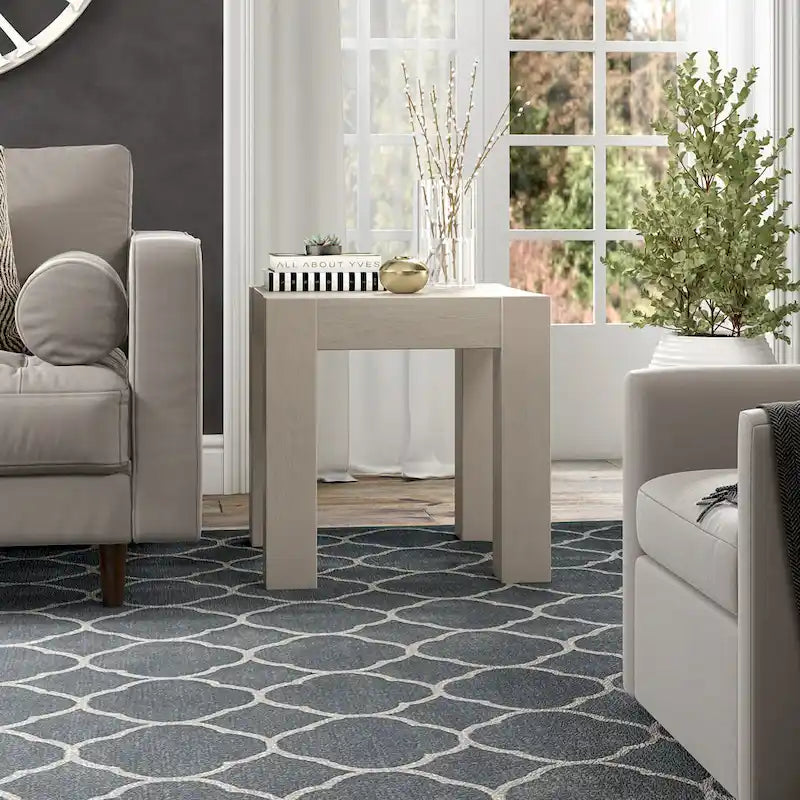 Table d'appoint carrée de 22 po de large - 22 po de large
