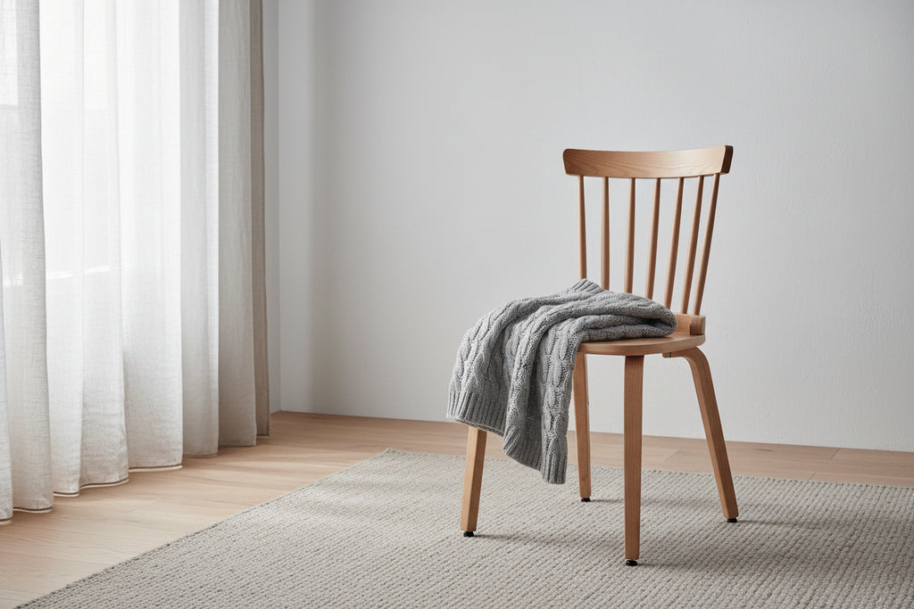 Chaises de salle à manger Windsor à dossier broché en bois massif, lot de 2 - 17,44 (l) x 19,7 (P) x 33,1 (H)