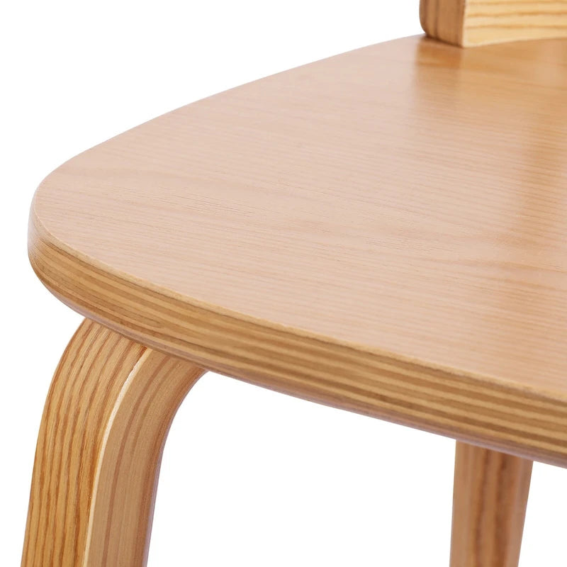 Chaises de salle à manger Windsor à dossier broché en bois massif, lot de 2 - 17,44 (l) x 19,7 (P) x 33,1 (H)