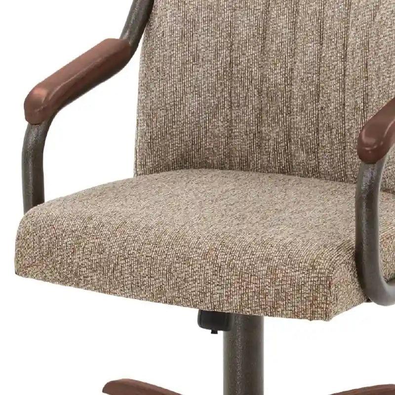 Chaises de salle à manger Caster en châtaignier, finition grise (lot de 2)