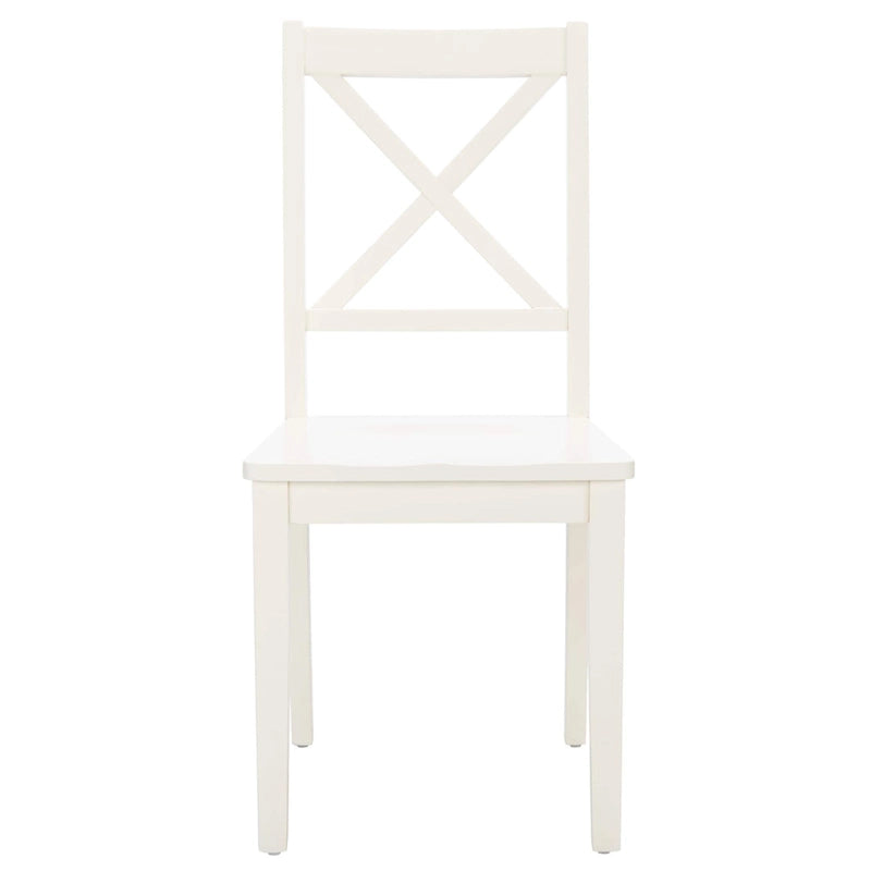 Chaise de salle à manger x-Back de style campagnard (ensemble de 2) - 18,4 L x 19,9 P x 37 H - 18Lx20Px37H