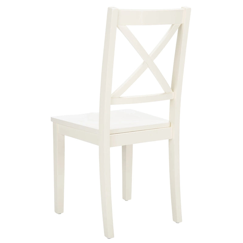 Chaise de salle à manger x-Back de style campagnard (ensemble de 2) - 18,4 L x 19,9 P x 37 H - 18Lx20Px37H