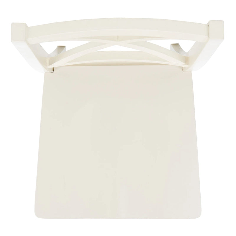 Chaise de salle à manger x-Back de style campagnard (ensemble de 2) - 18,4 L x 19,9 P x 37 H - 18Lx20Px37H