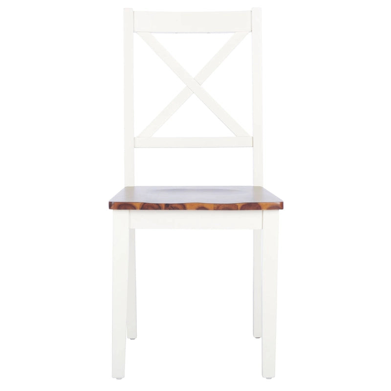 Chaise de salle à manger x-Back de style campagnard (ensemble de 2) - 18,4 L x 19,9 P x 37 H - 18Lx20Px37H