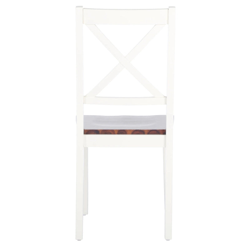 Chaise de salle à manger x-Back de style campagnard (ensemble de 2) - 18,4 L x 19,9 P x 37 H - 18Lx20Px37H