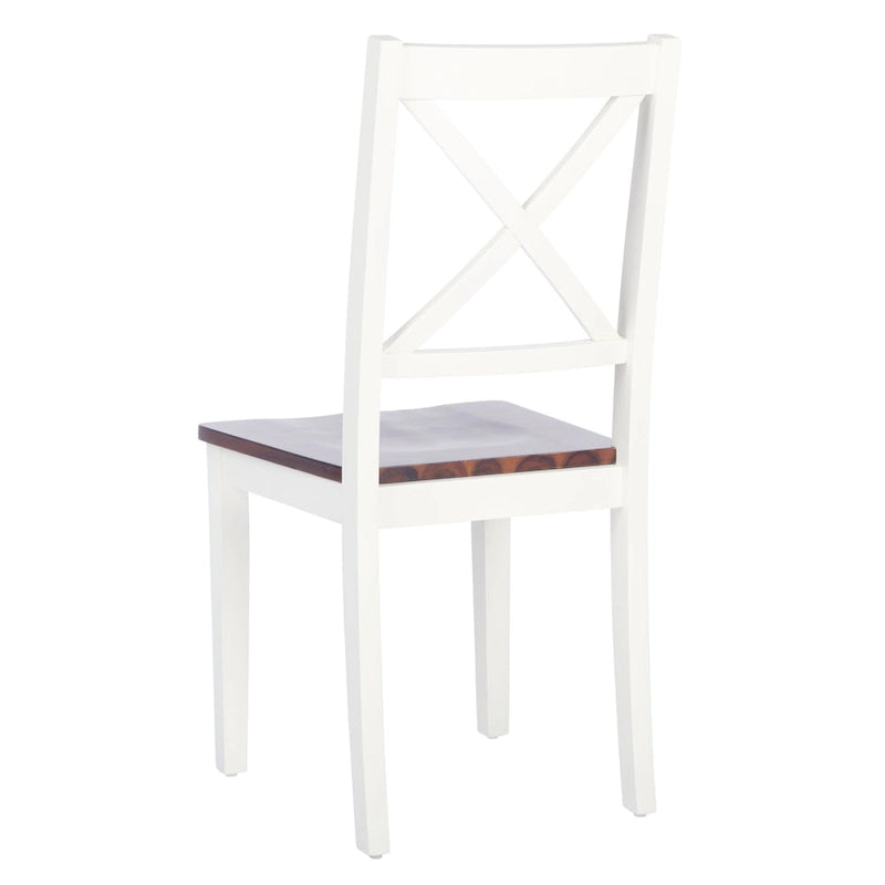 Chaise de salle à manger x-Back de style campagnard (ensemble de 2) - 18,4 L x 19,9 P x 37 H - 18Lx20Px37H