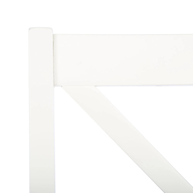 Chaise de salle à manger x-Back de style campagnard (ensemble de 2) - 18,4 L x 19,9 P x 37 H - 18Lx20Px37H