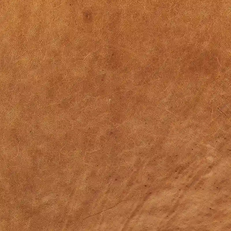 Ottoman avec table ajustable en noyer - Cuir italien véritable pleine fleur