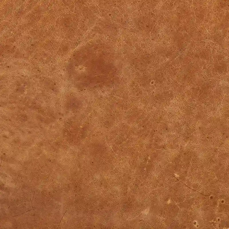 Ottoman avec table ajustable en noyer - Cuir italien véritable pleine fleur