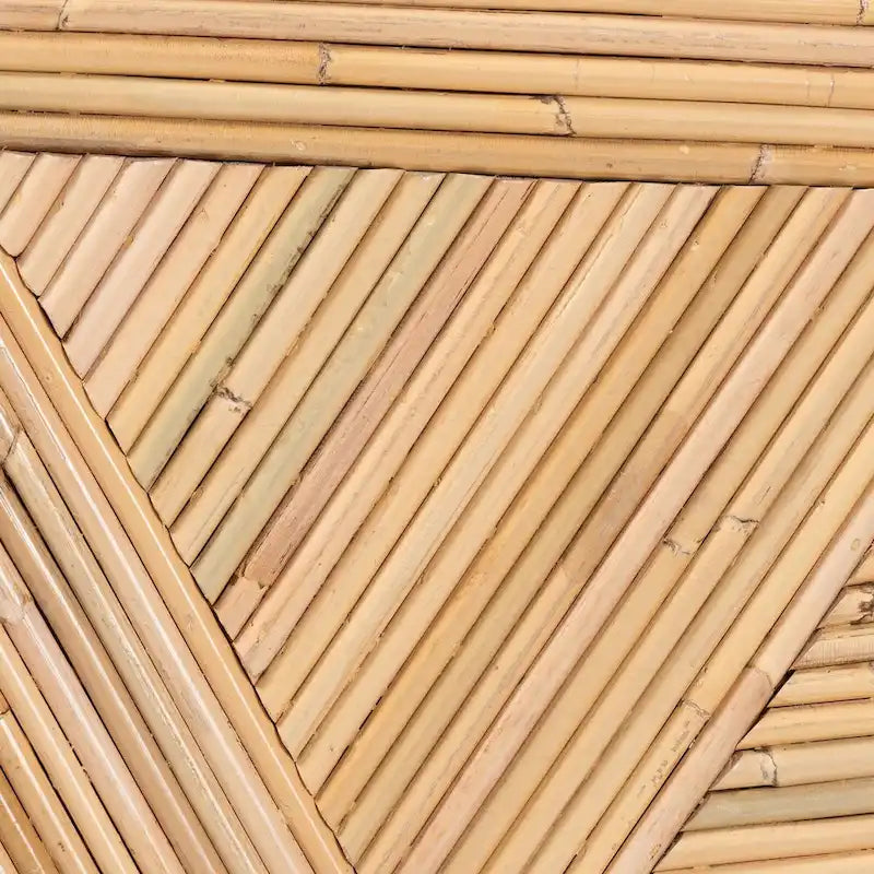 Table d'appoint en rotin naturel, style bohème moderne