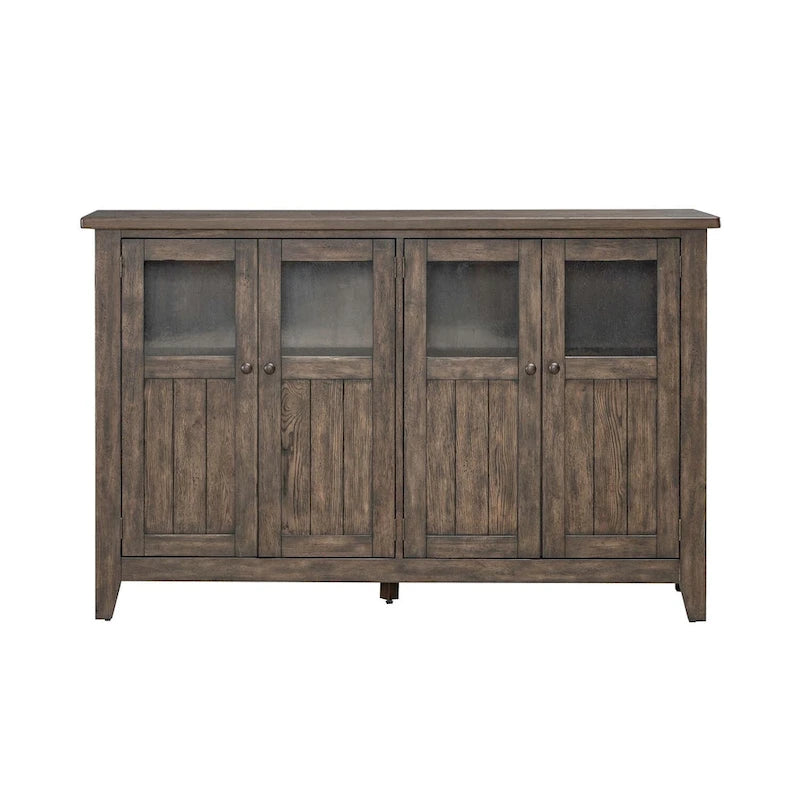 Buffet marron rustique 66 pouces