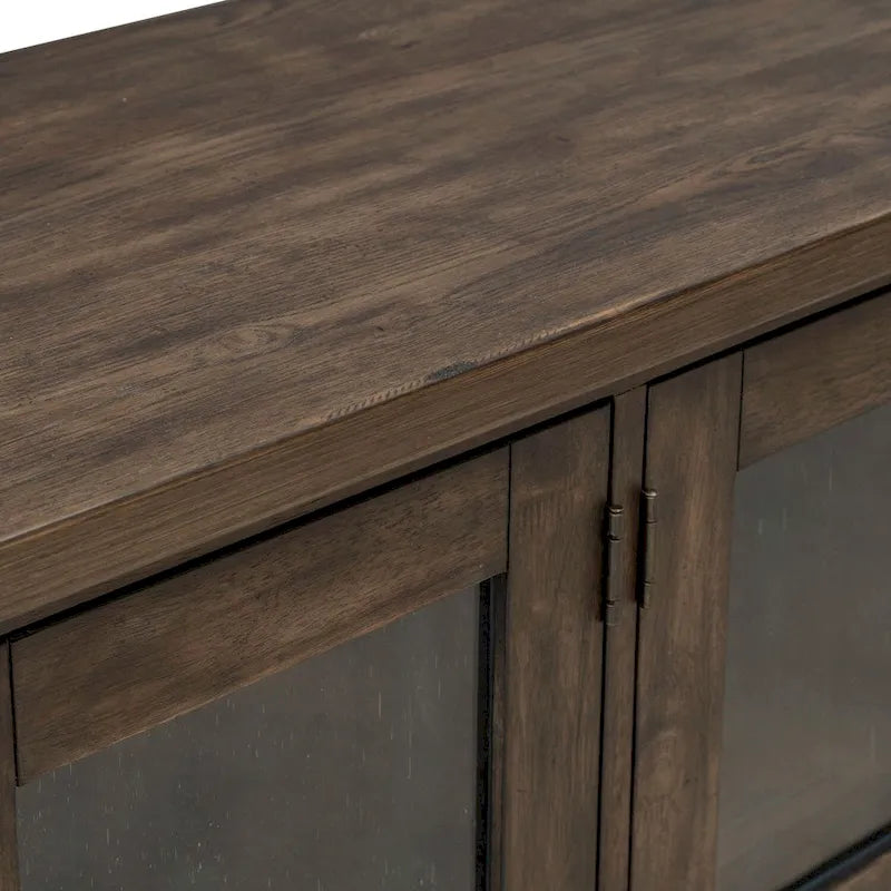 Buffet marron rustique 66 pouces