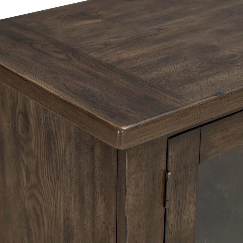 Buffet marron rustique 66 pouces