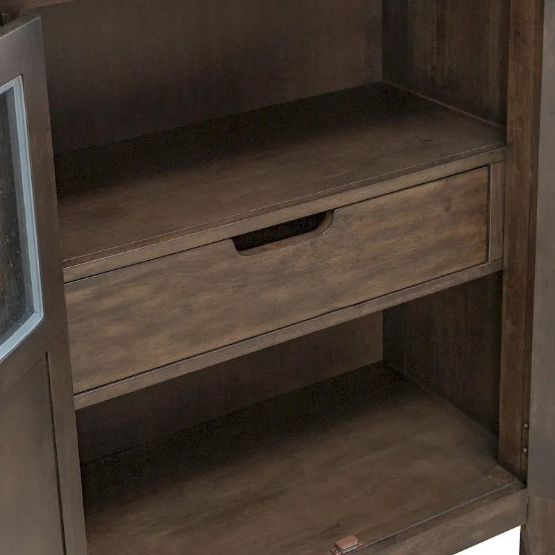 Buffet marron rustique 66 pouces