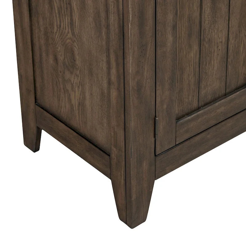 Buffet marron rustique 66 pouces