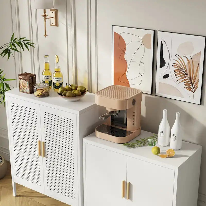 Armoire de rangement métallique avec 2 portes et 2 étagères réglables, armoire de rangement de garage verrouillable en acier, armoire de classement en métal